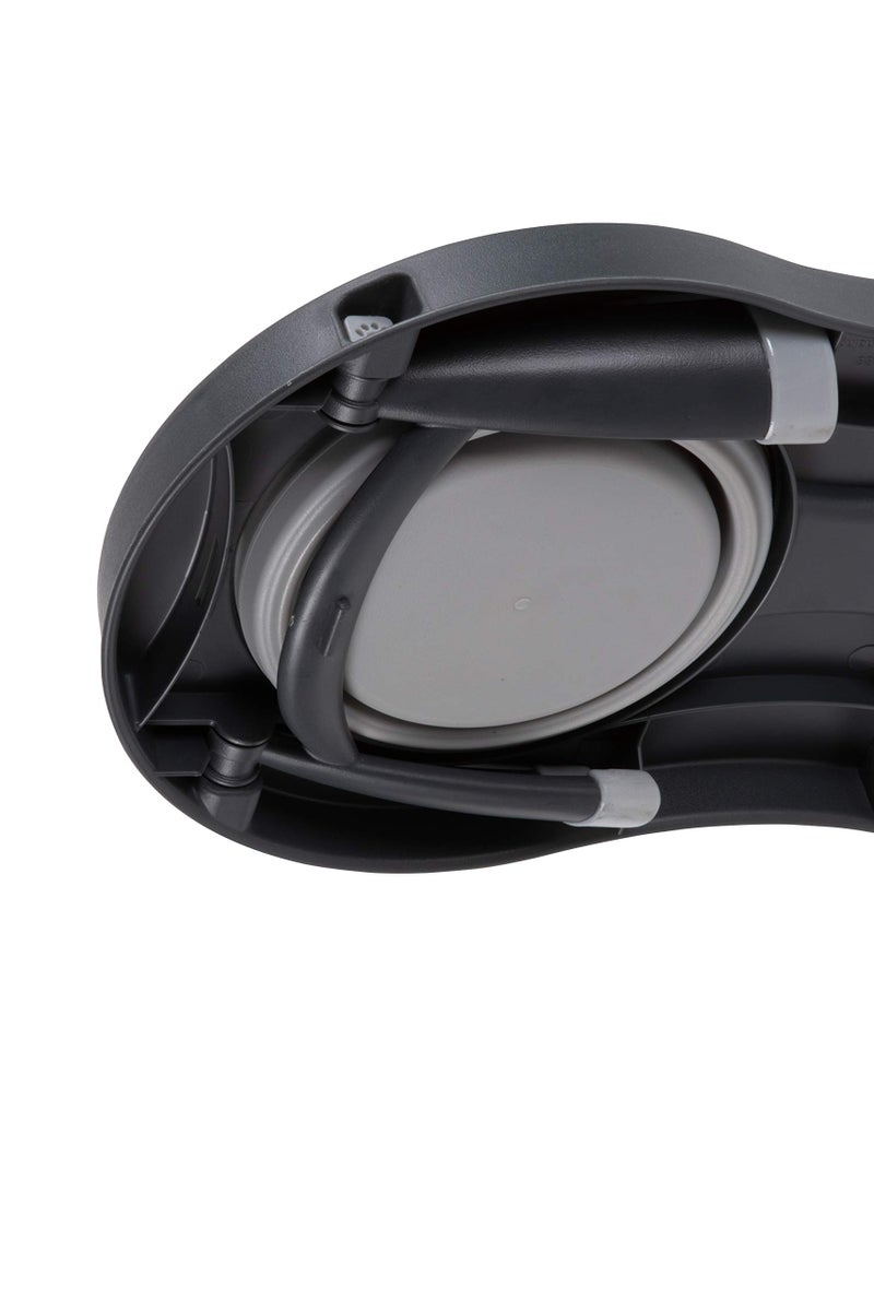 Dexas Pets Double Elevated Pet Feeder, Light Gray, Small/1 Cup Capacity Bowls (PW100432429) - Image 4